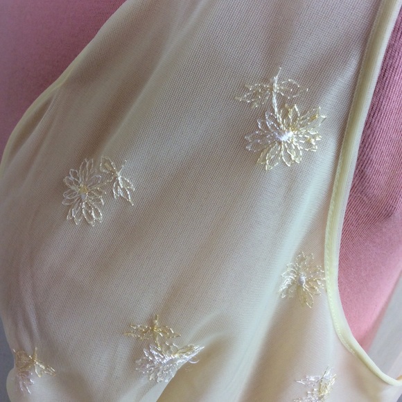 OLD TAG VANITY FAIR SEMI SHEER VINTAGE DRESS/SLIP - Picture 6 of 7